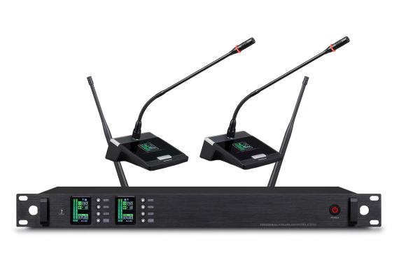 K1-WS201 Wireless conference set 1-2 gooseneck