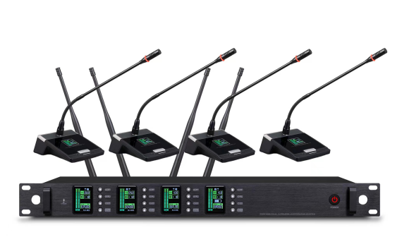 K1-WS401 Wireless conference set 1-4 gooseneck